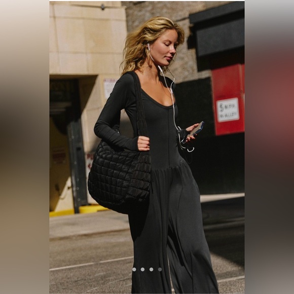 Free People Movement Hot Shot Wide Leg Onesie - Picture 5 of 13